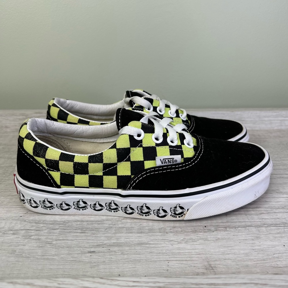 Vans Era BMX black and sharp green skate shoes women’s size 6 - Picture 9 of 9